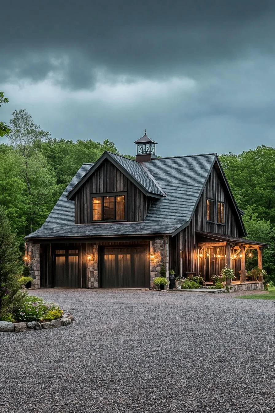 A Rustic Retreat Under Gray Skies