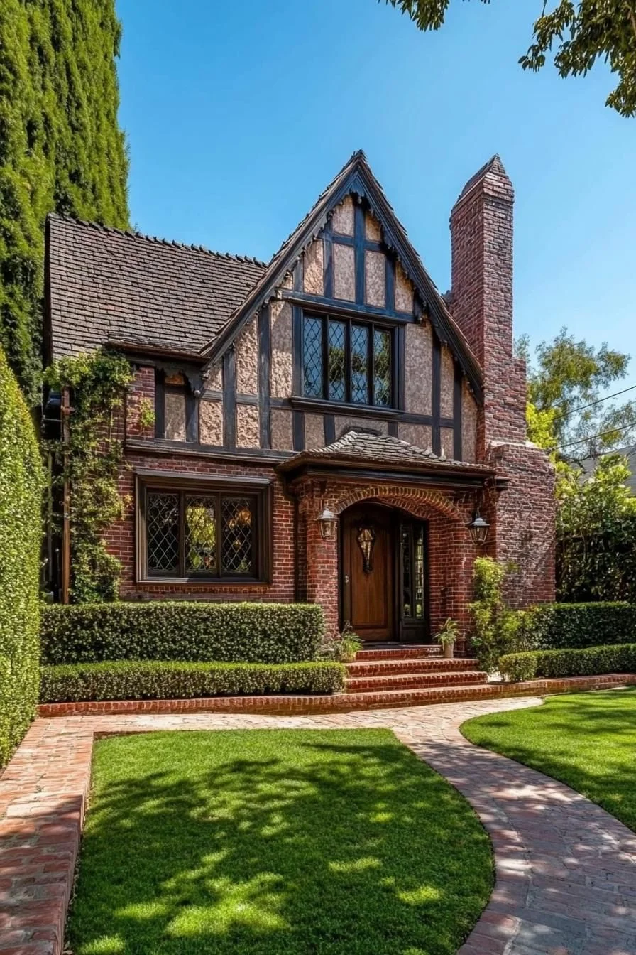 Timber Framing Meets Tudor Style