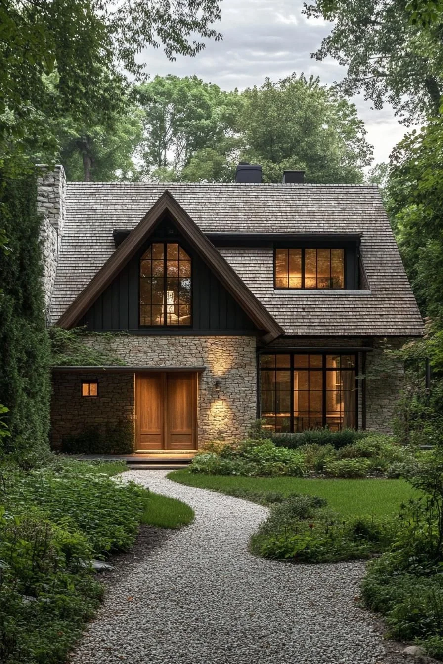 A Peaceful Cottage With Timber Trim