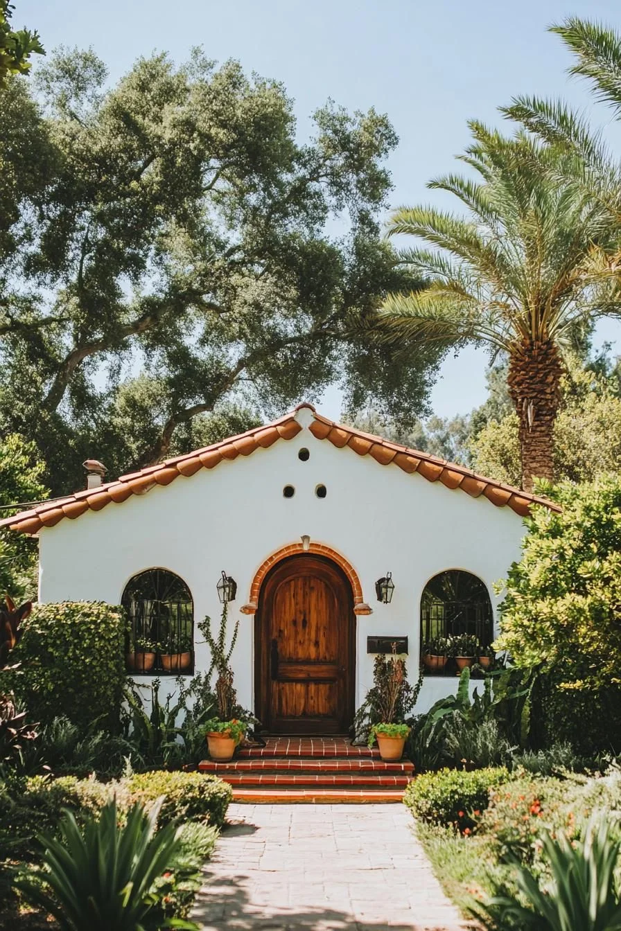 Spanish Bungalow Whimsy Among Palms