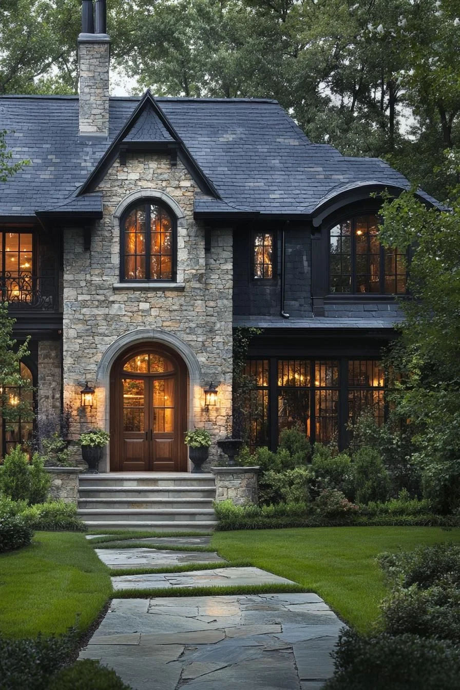 Stone Cottage With a Warm Glow