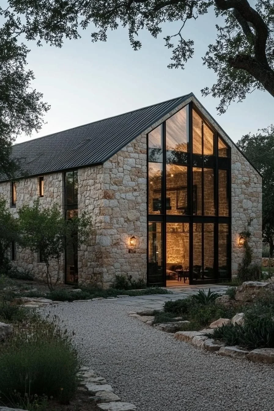 A Contemporary Stone Barn Showcase