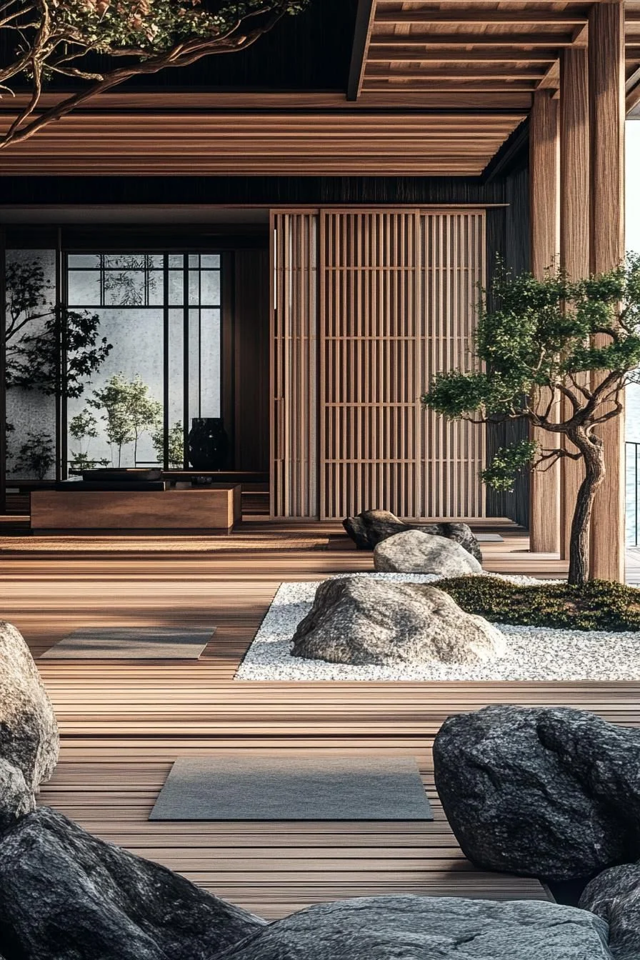 Timber and Calm in Perfect Balance