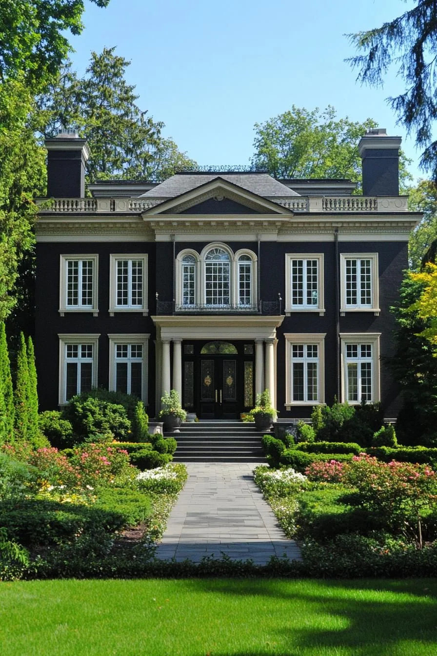 A Dark and Glamorous Regal Facade