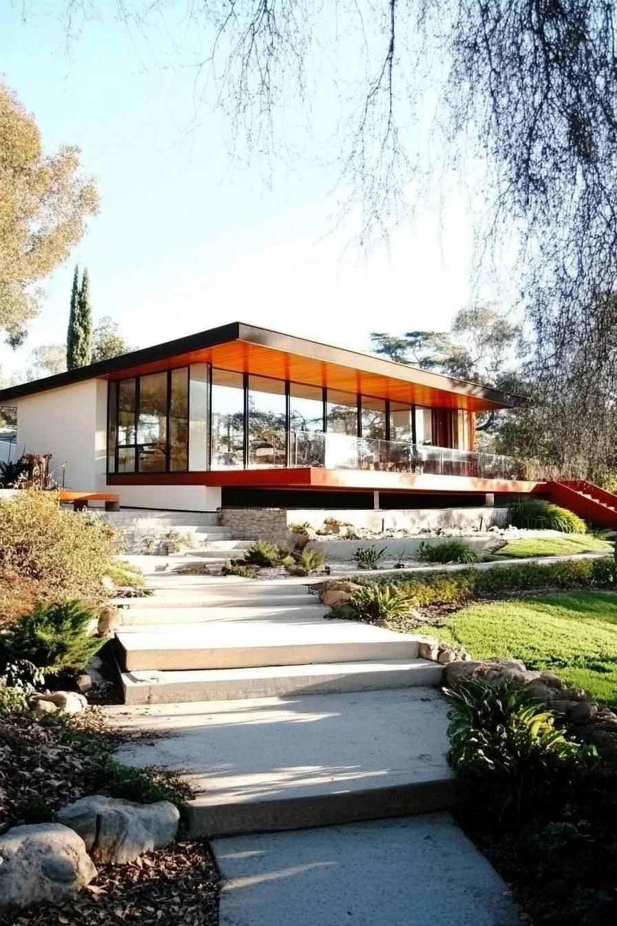 A Walkway Leading to Retro Style