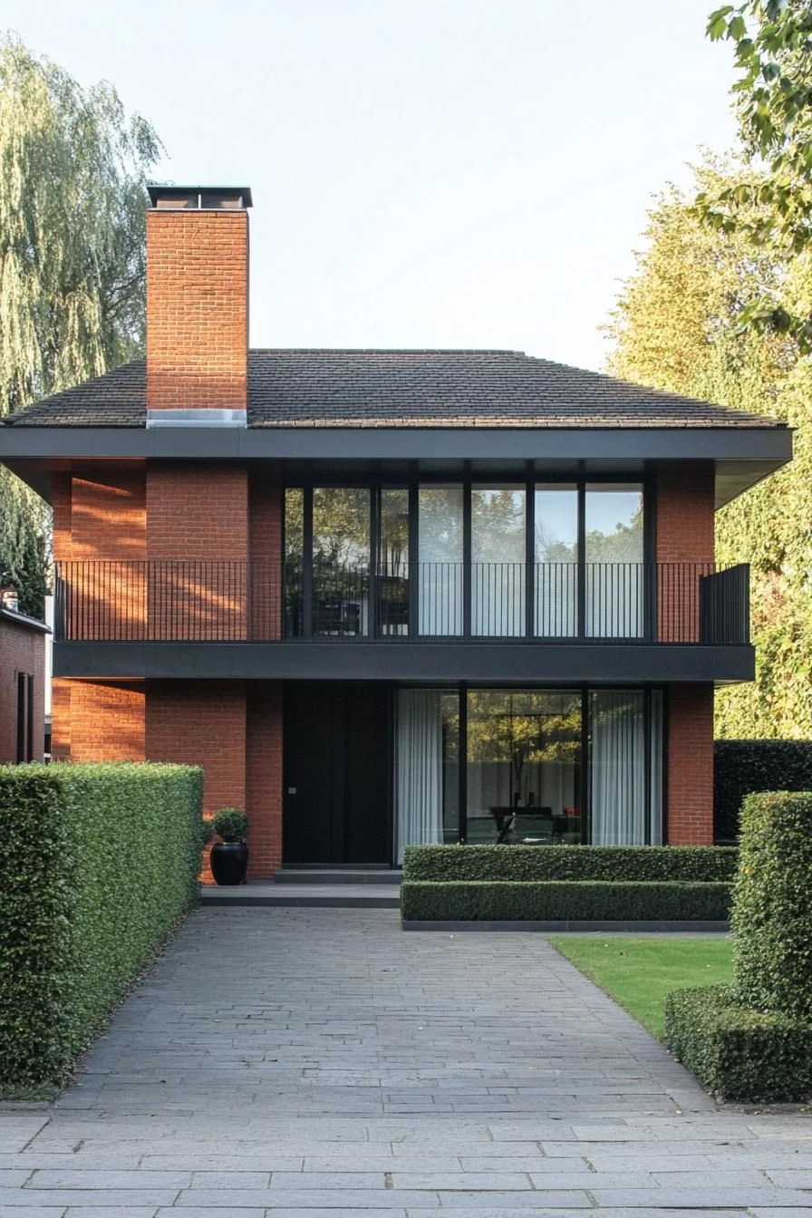 Red Brick Manor with Modern Details
