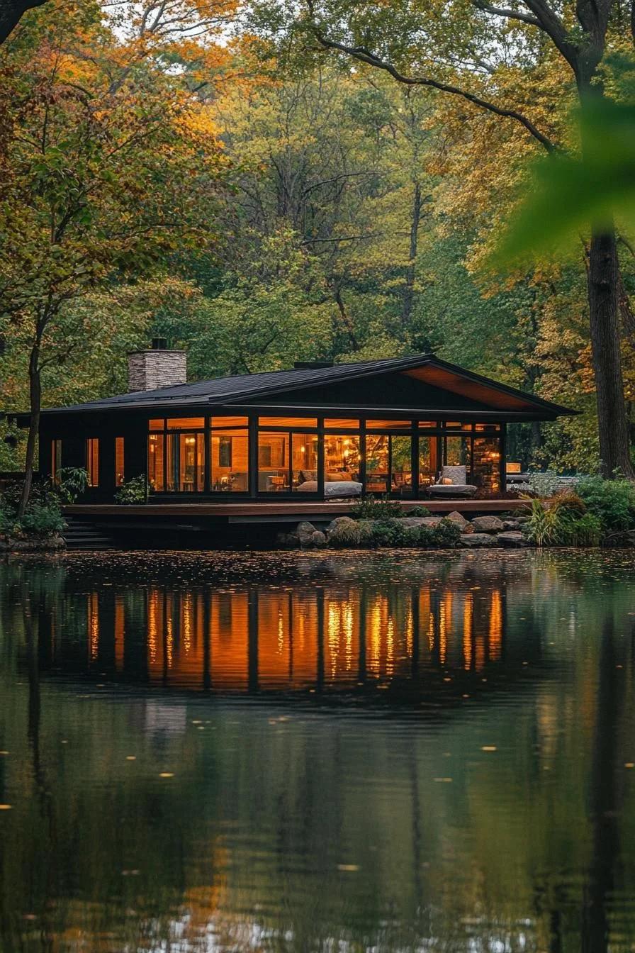 Quiet Modern Living by the Lake