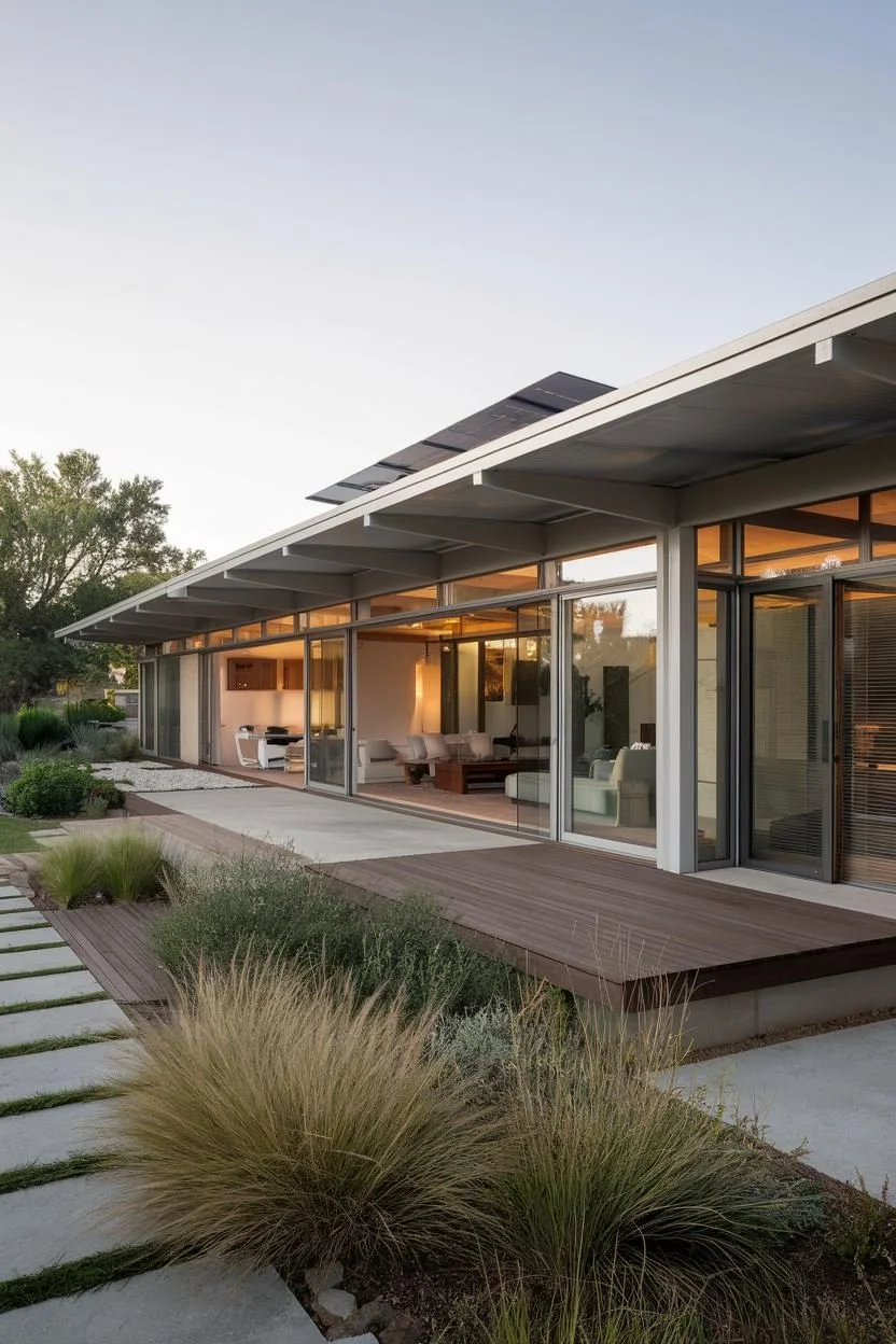 Sunlit Calm in a Retro Ranch