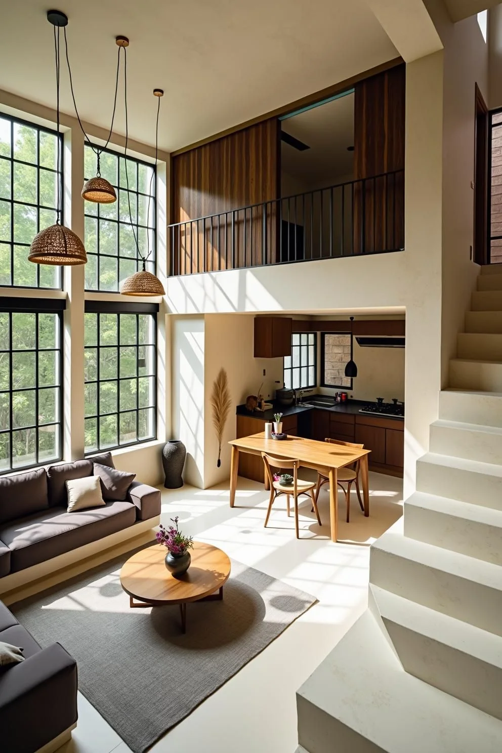 Sunlit Loft With Elevated Style