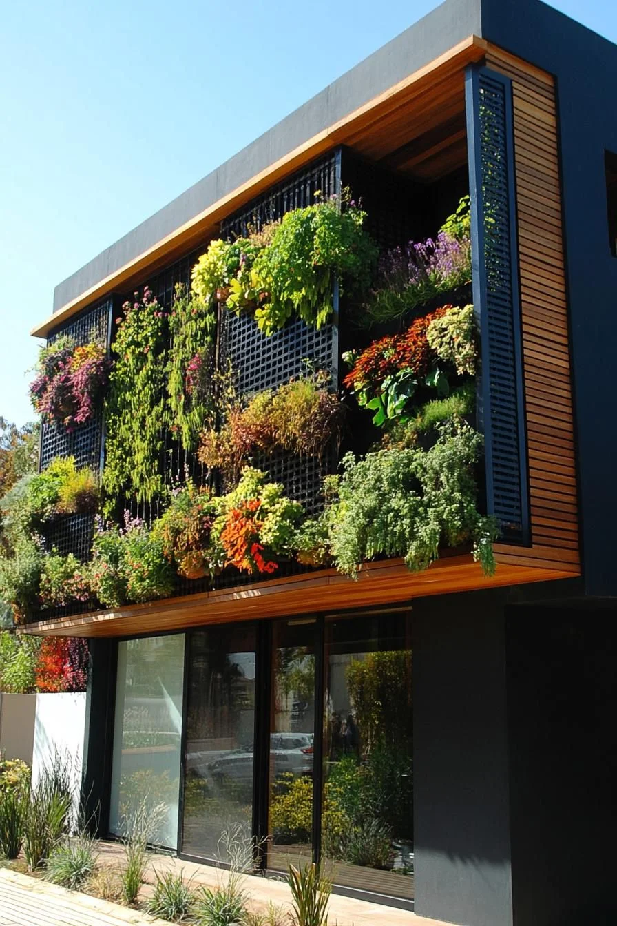 Rooftop Garden Meets Timber Facade