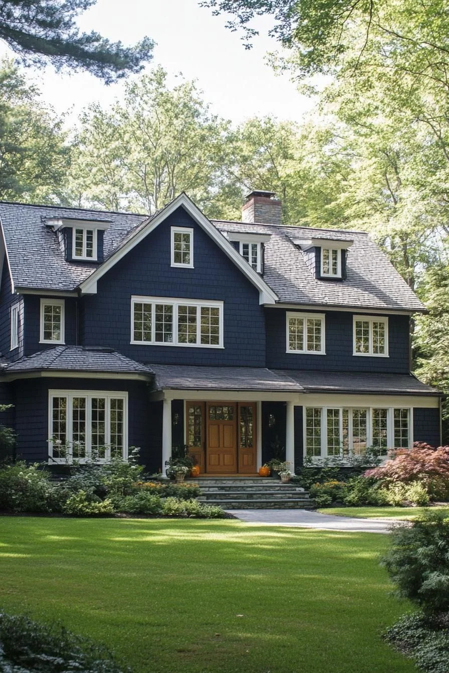 A Sapphire-Toned Woodland Suburban Wonder