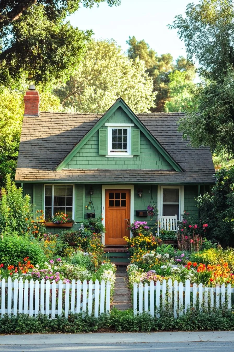 Cottage Wrapped in Greenery