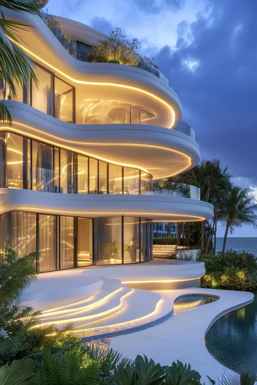 Curves of Luminescent Luxury