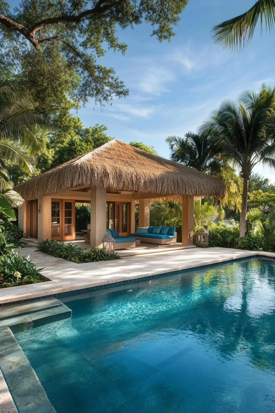 Thatch-Topped Tropical Oasis