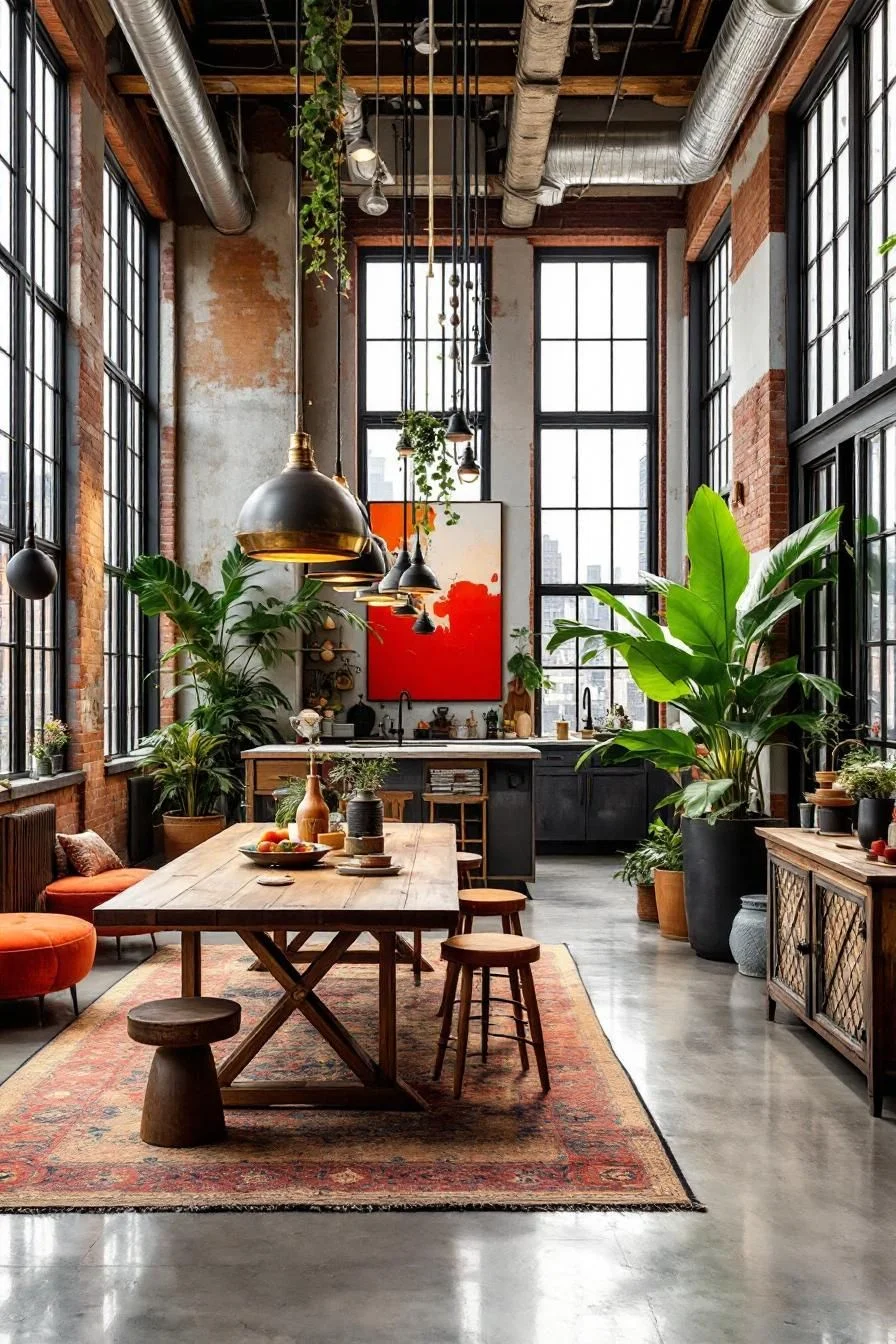 A Sunlit Loft Full of Character