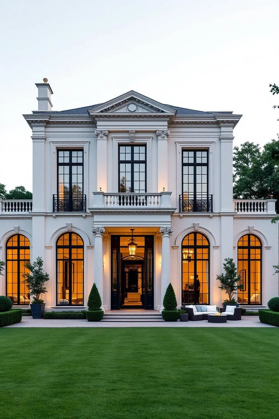 Posh Palace With Gleaming Details