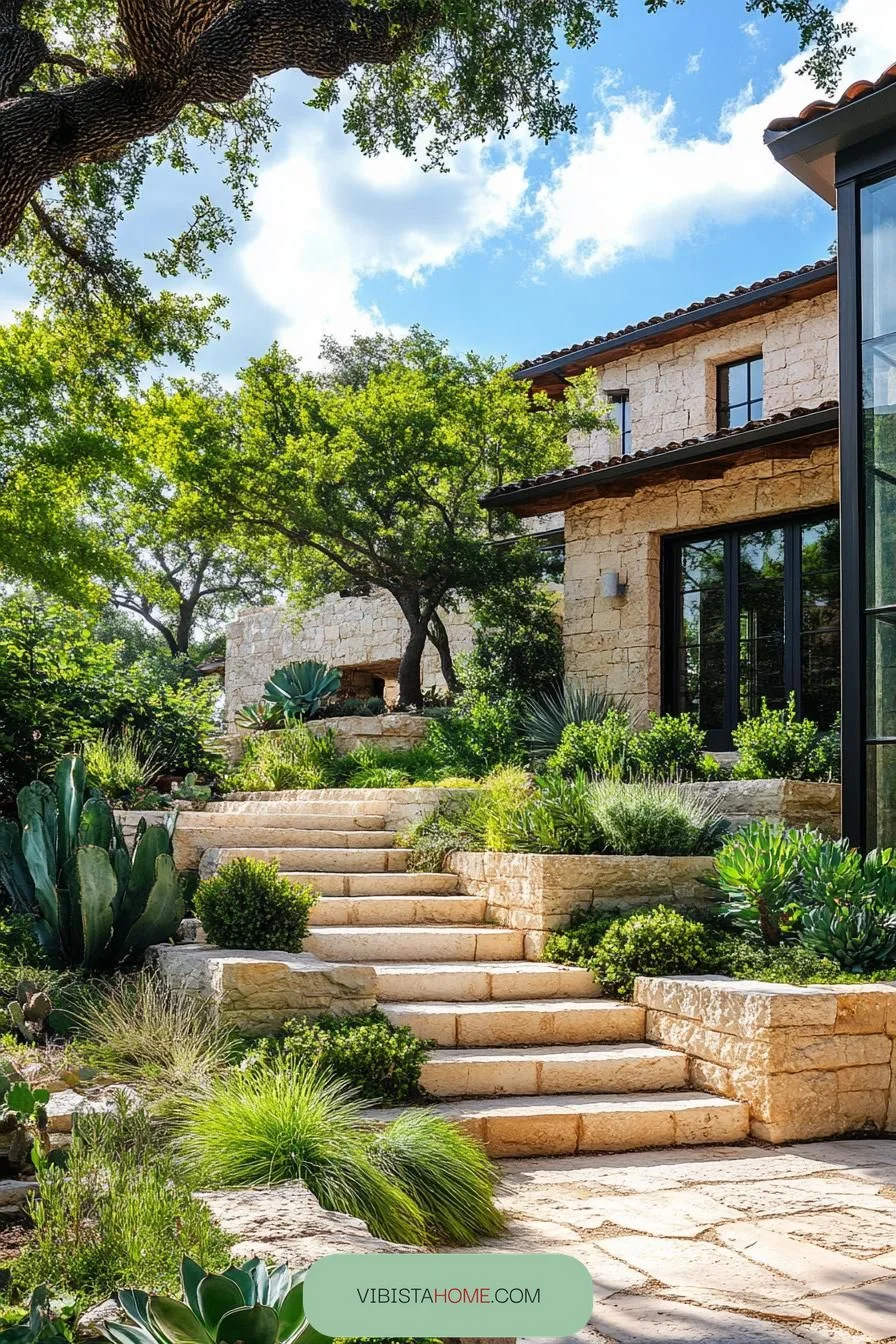 Rustic Stone and Greenery Charm