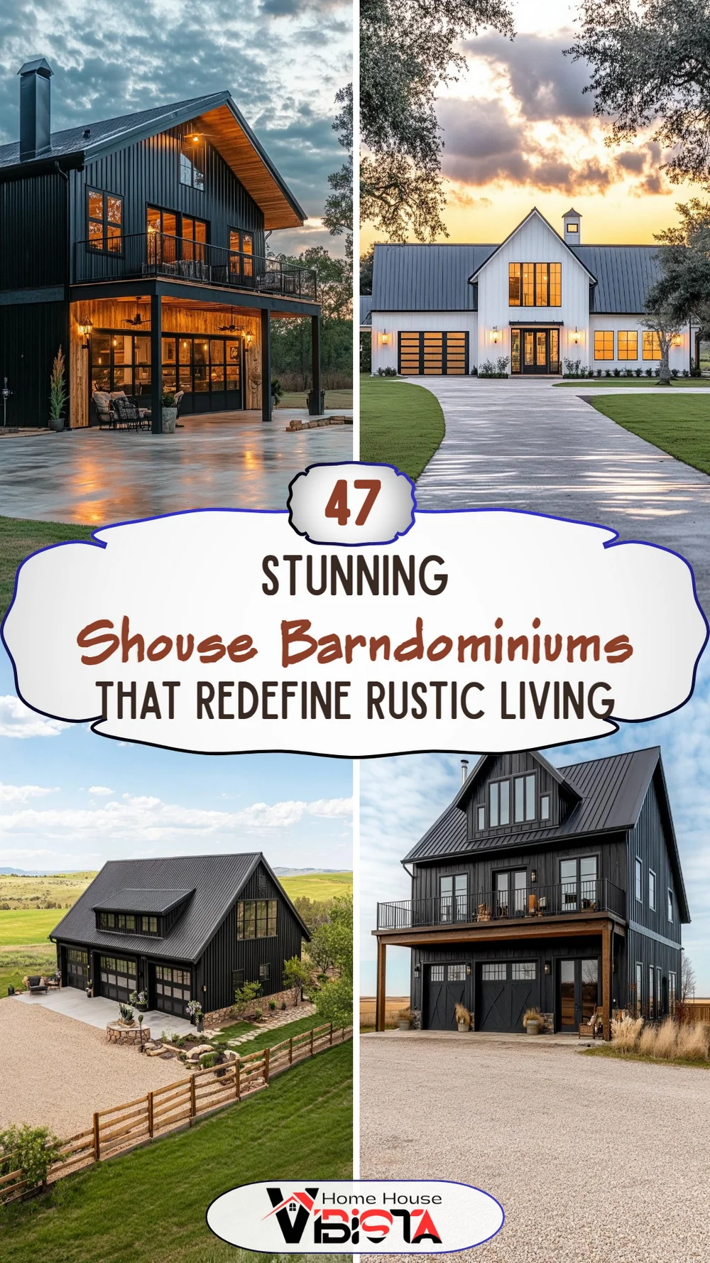 47 Stunning Shouse Barndominiums That Redefine Rustic Living