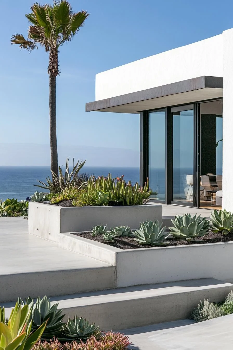 Coastal-Style Rooftop Oasis