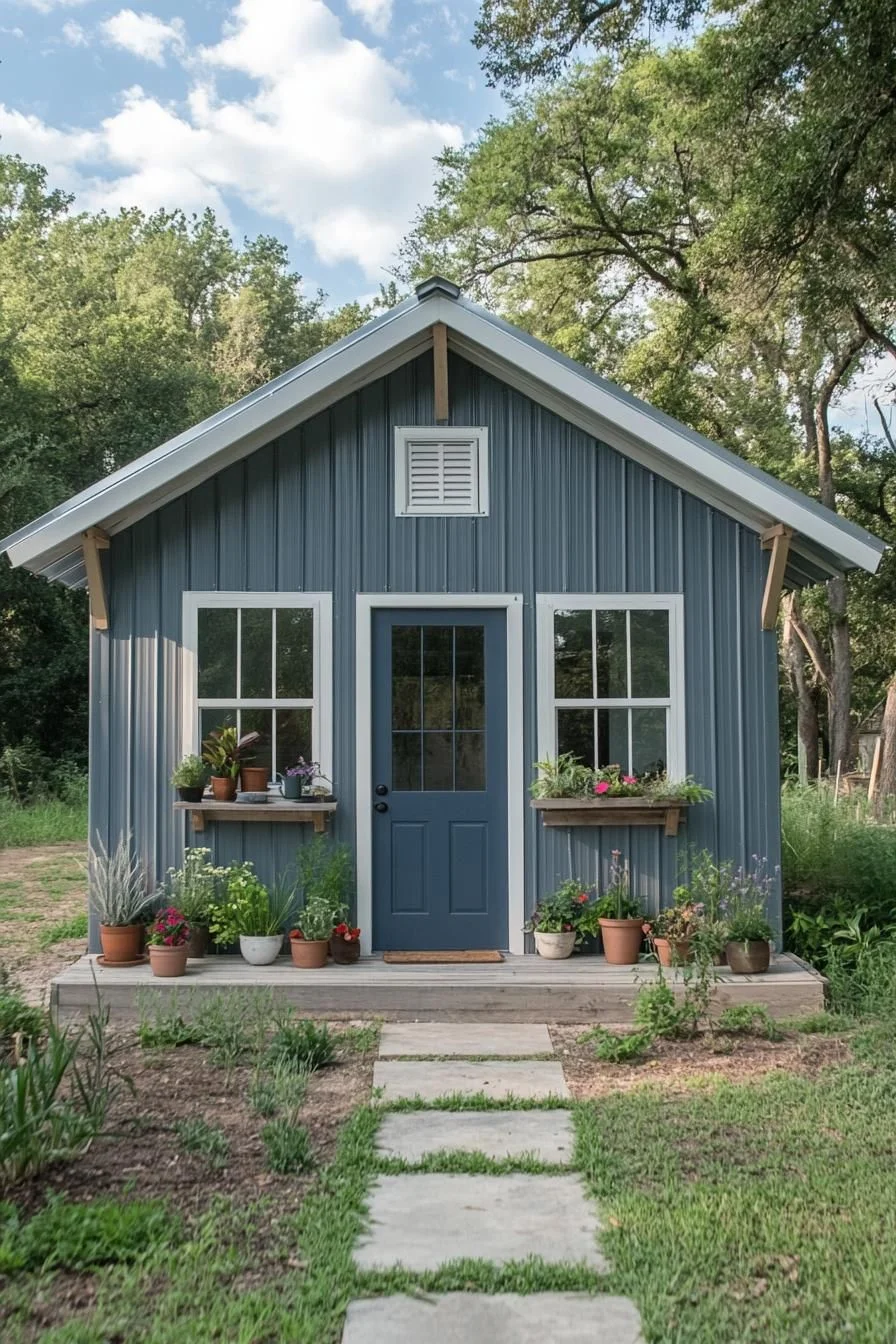 Appealing Corrugated Steel Cottage