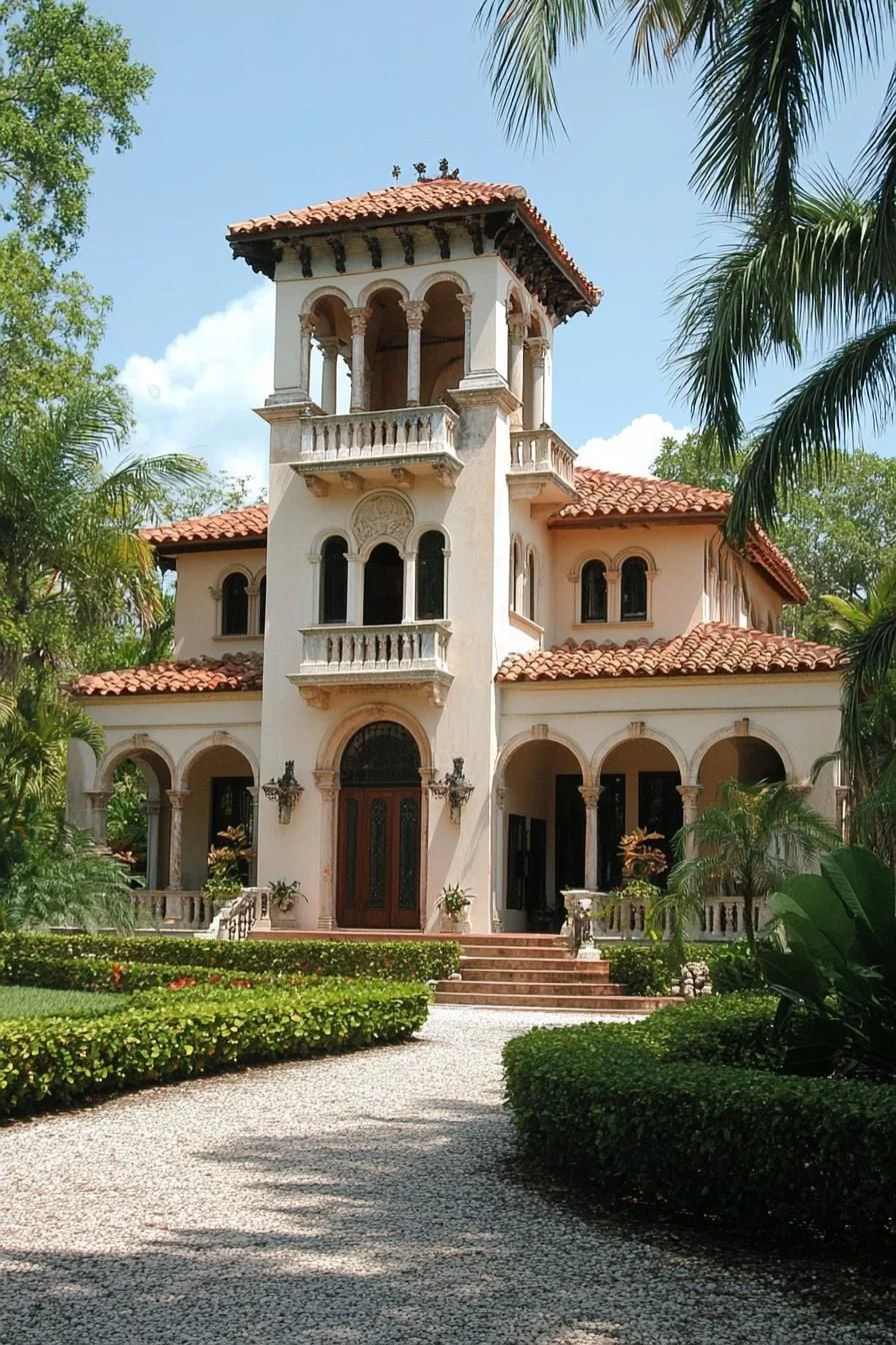 A Mediterranean Villa Defined by Graceful Arches
