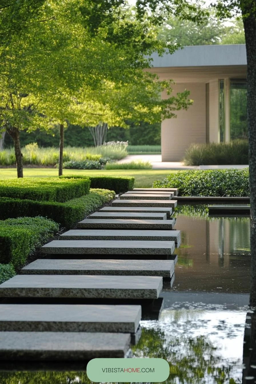 Serenity Through Floating Footsteps