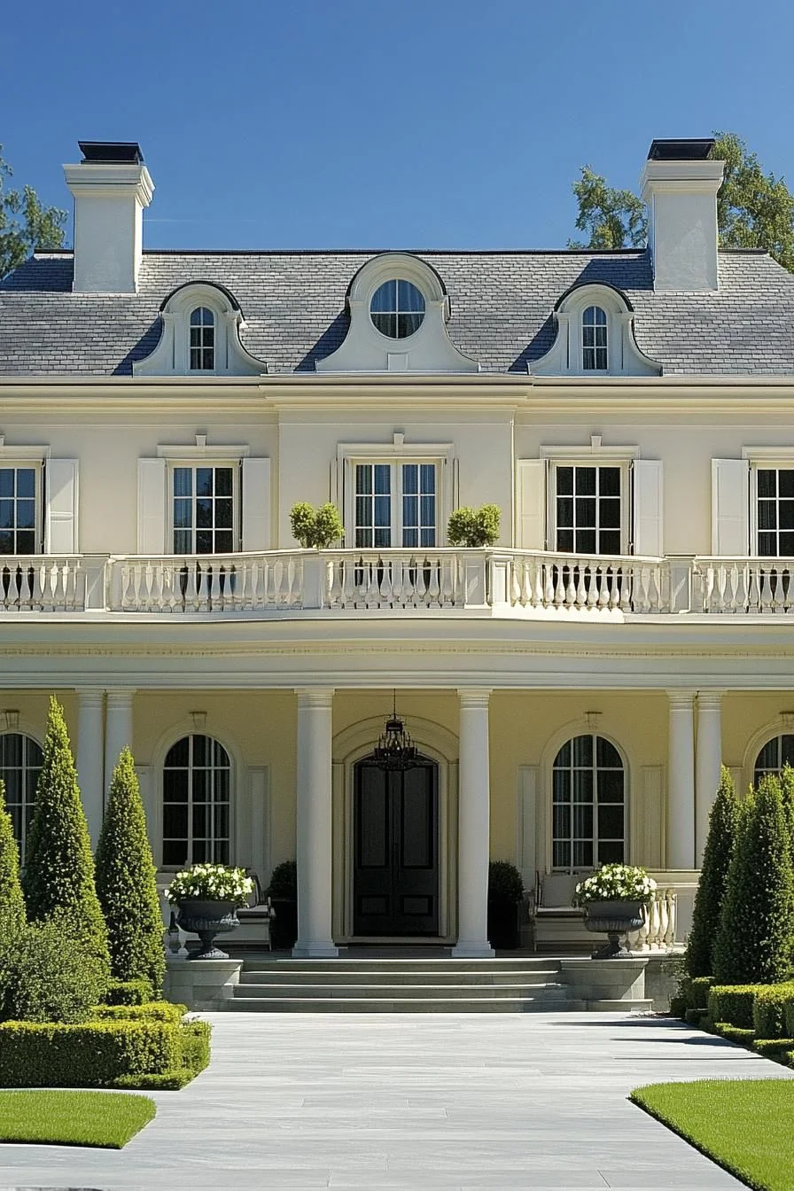 A Colonial Home With a Striking Facade