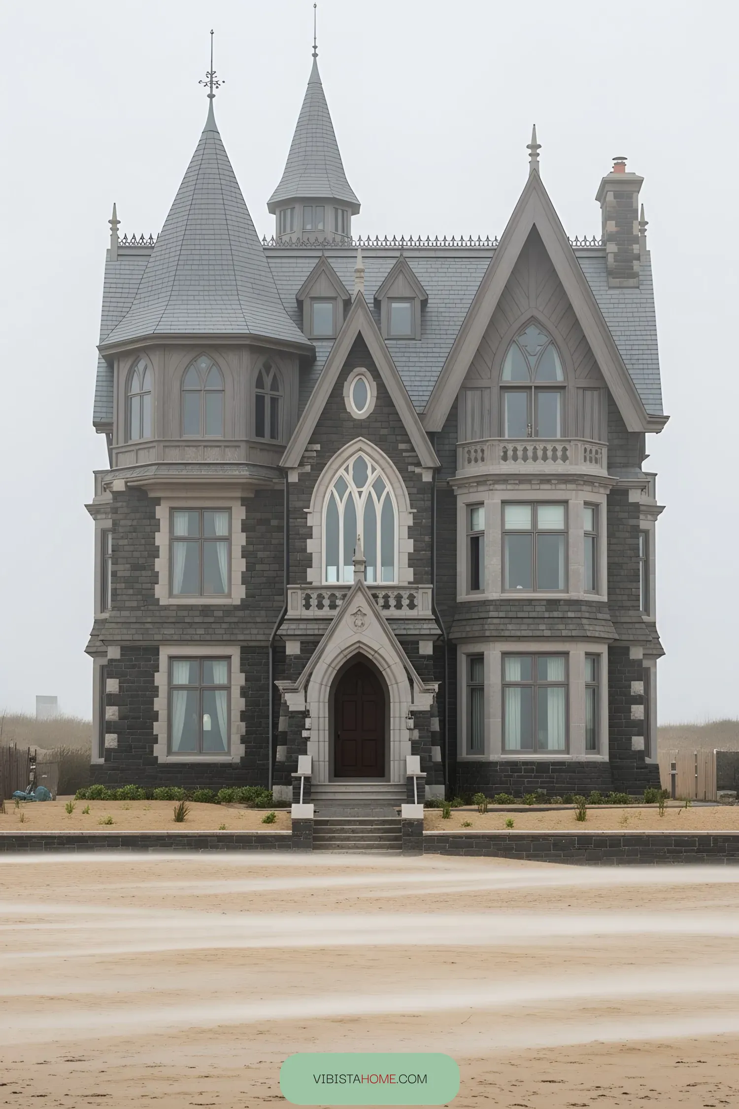 A Fortress Standing Against Sea Storms