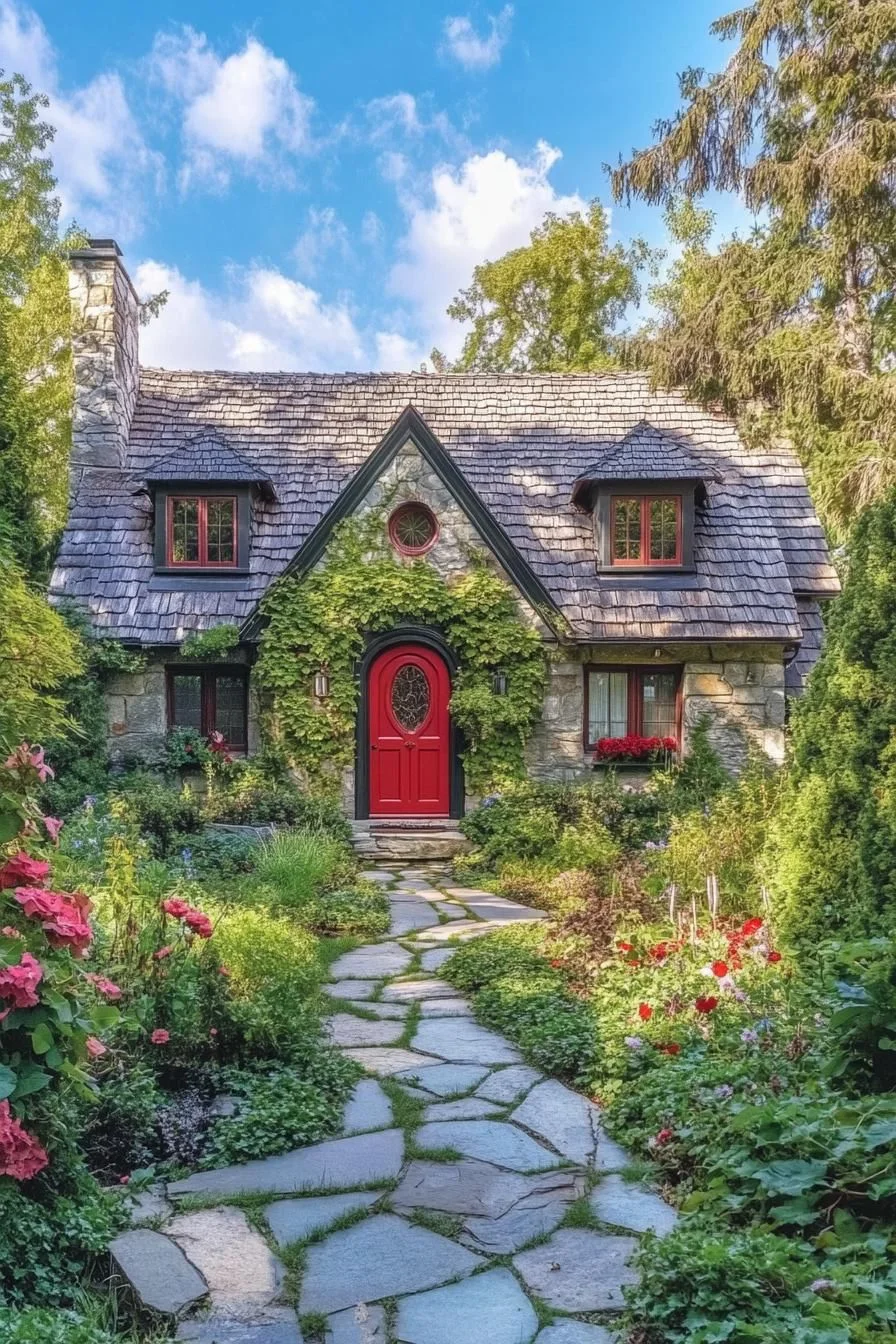 A Dream House Behind a Scarlet Archway