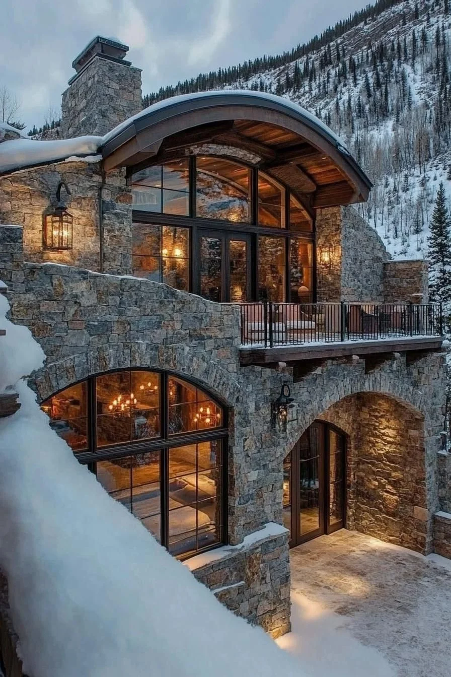 Highland Home With Arched Hearth