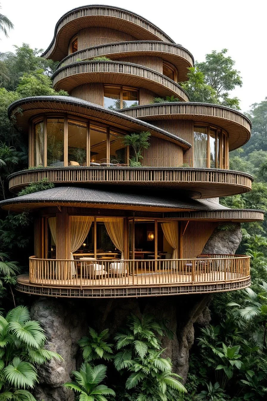 Bamboo Spiral: A Jungle Turret Design