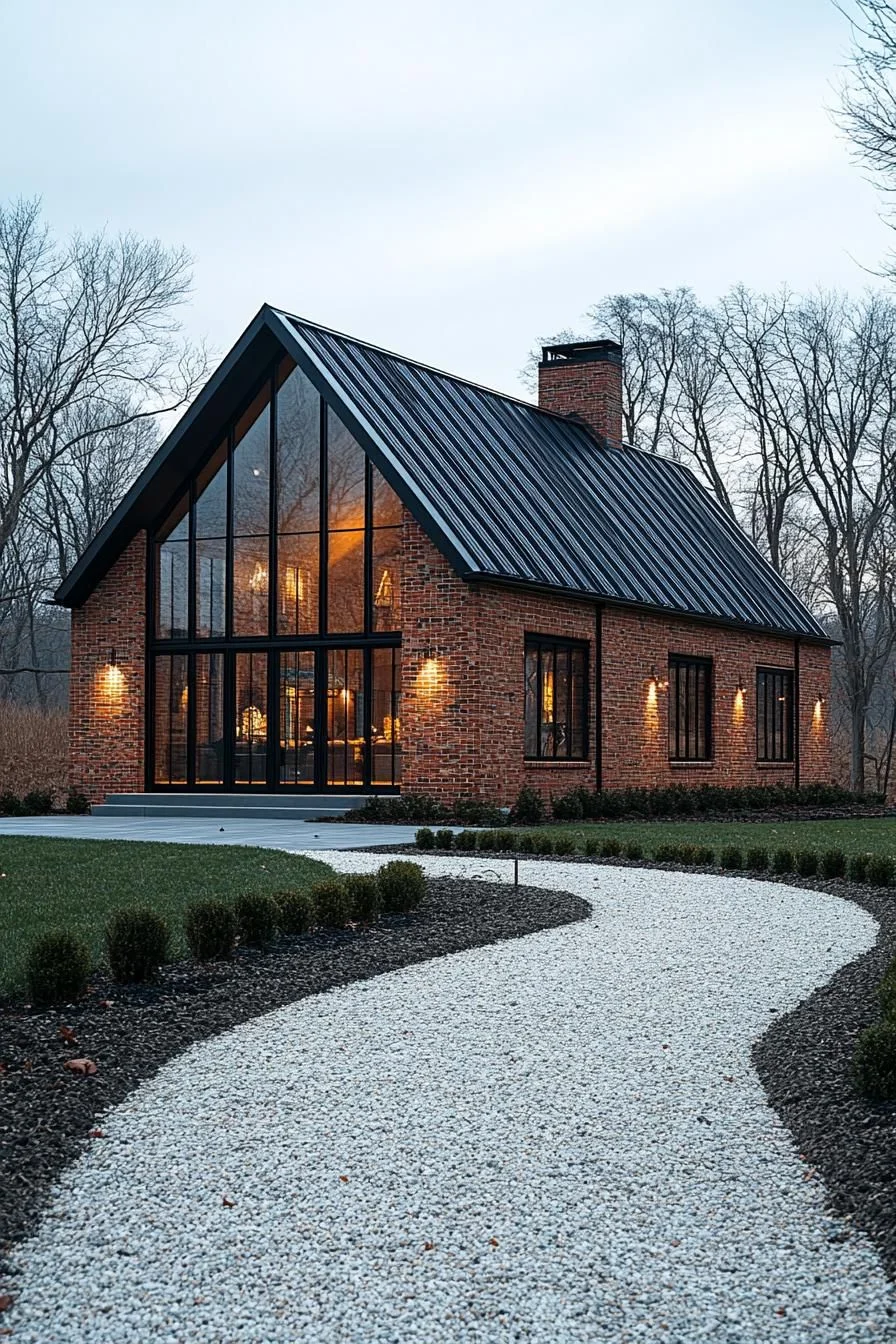 Modern Barn House With Sky-High Roofline