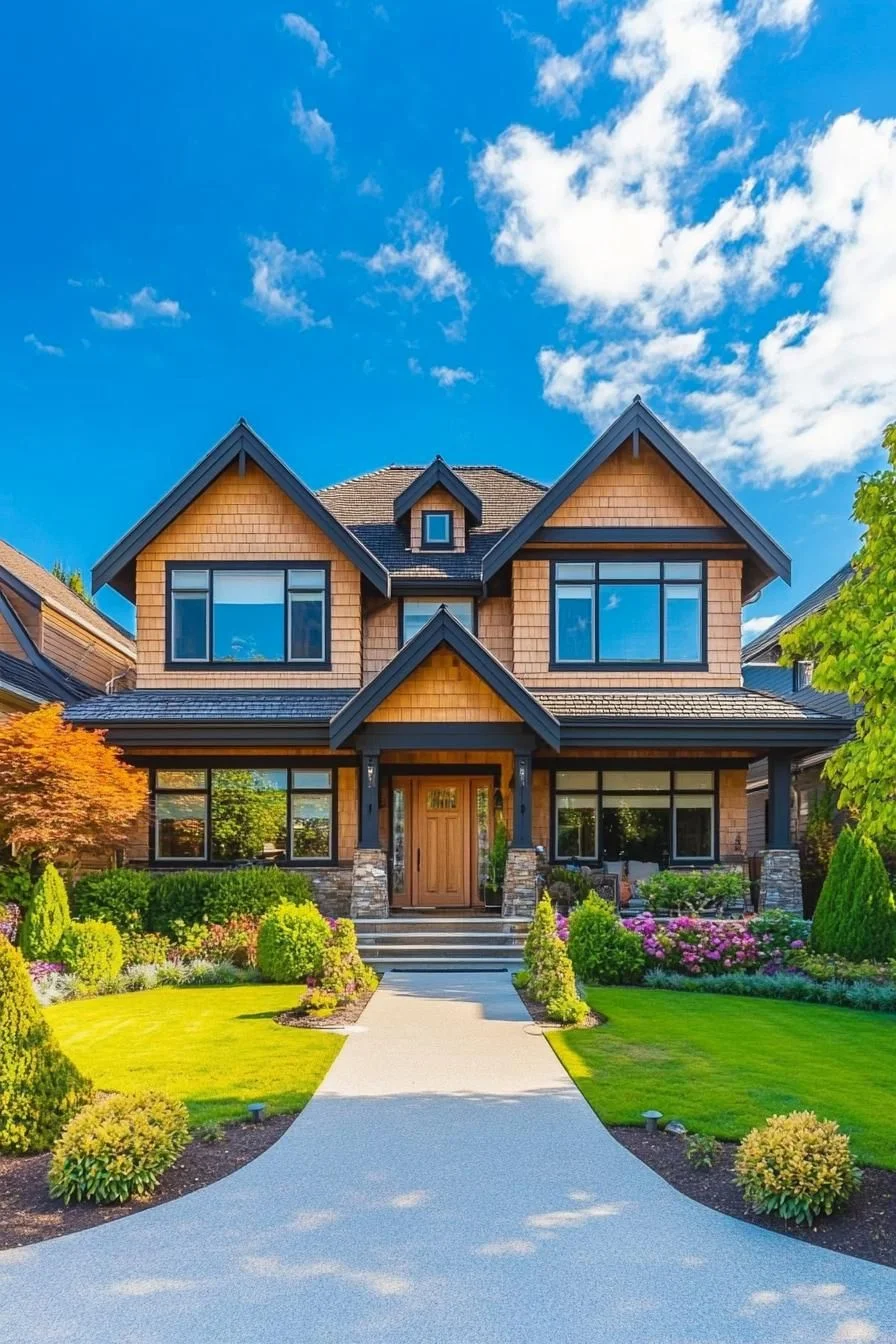 Gabled Design with a Garden Welcome