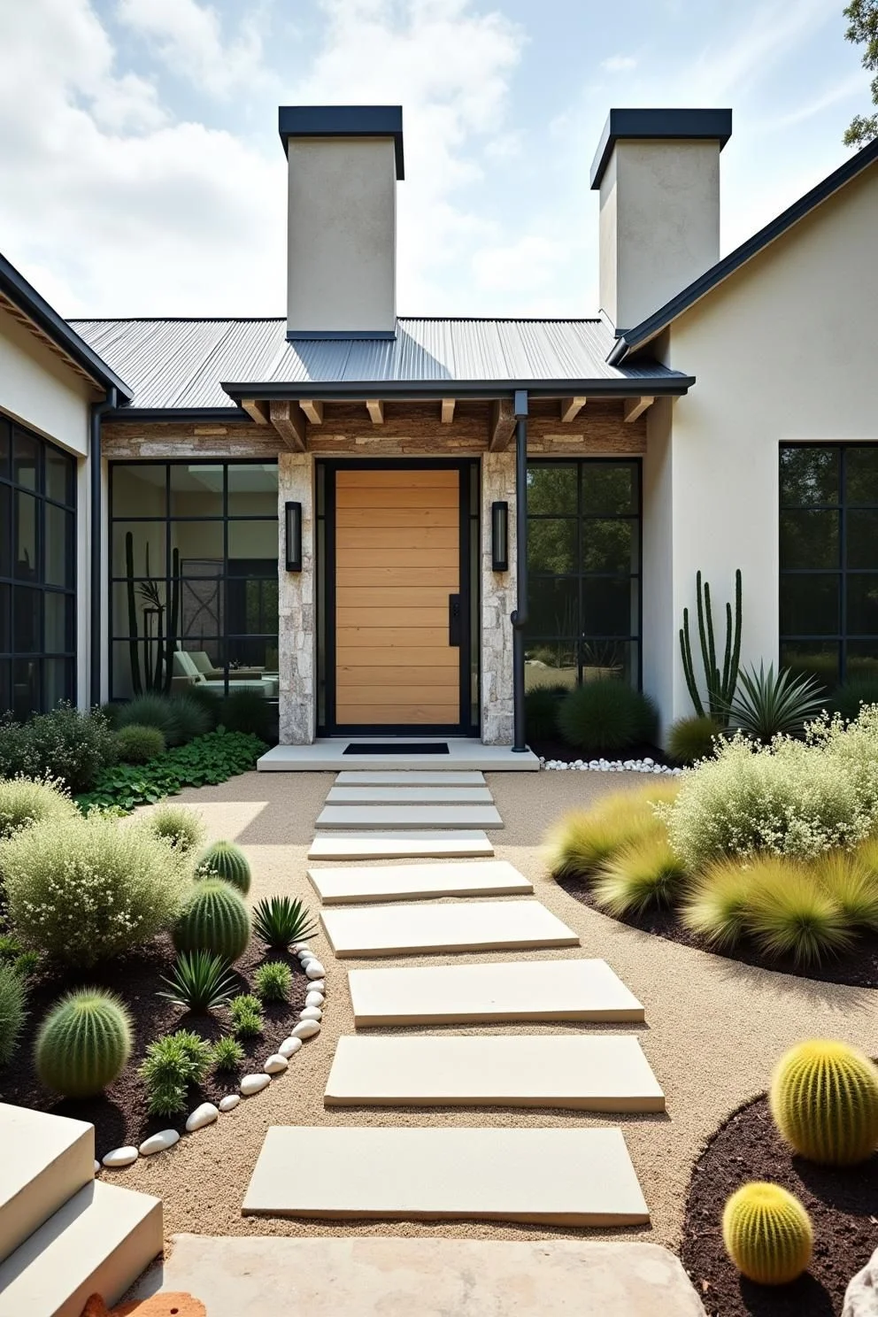 Elegant Desert Entryway