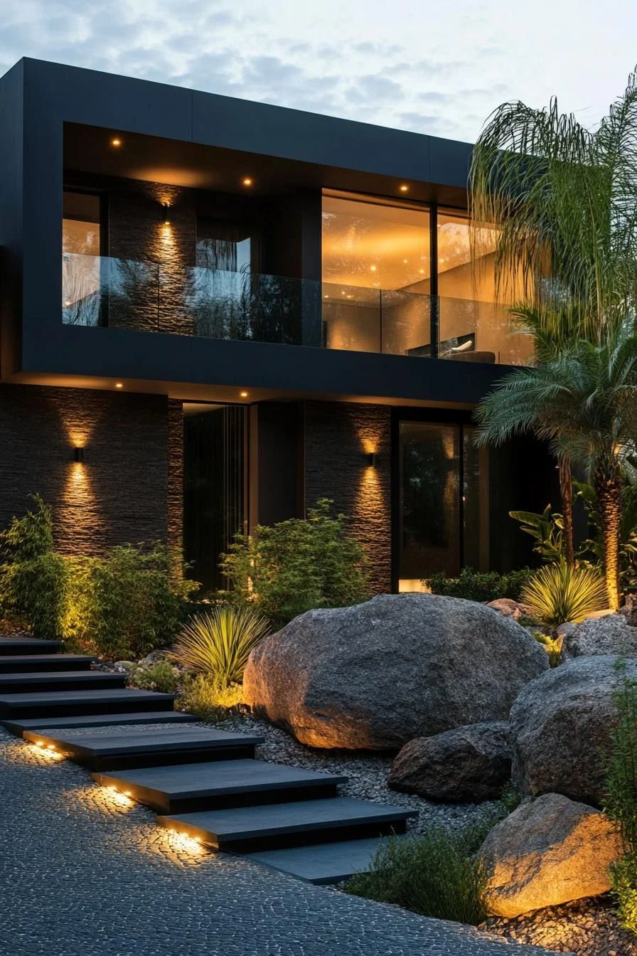 A Villa of Midnight Elegance