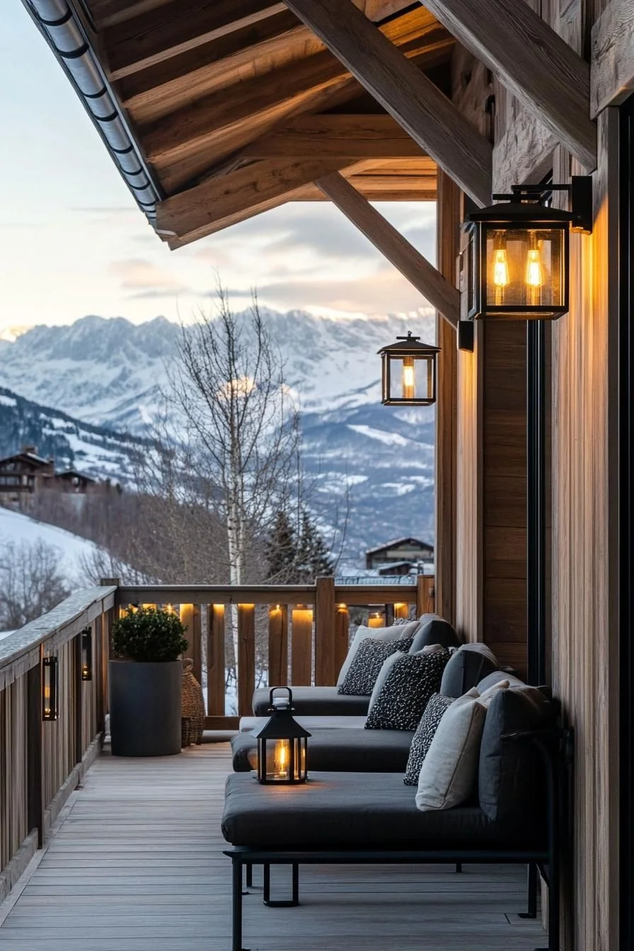 Front Porch Lit With Lantern-Style Fixtures - photo 4