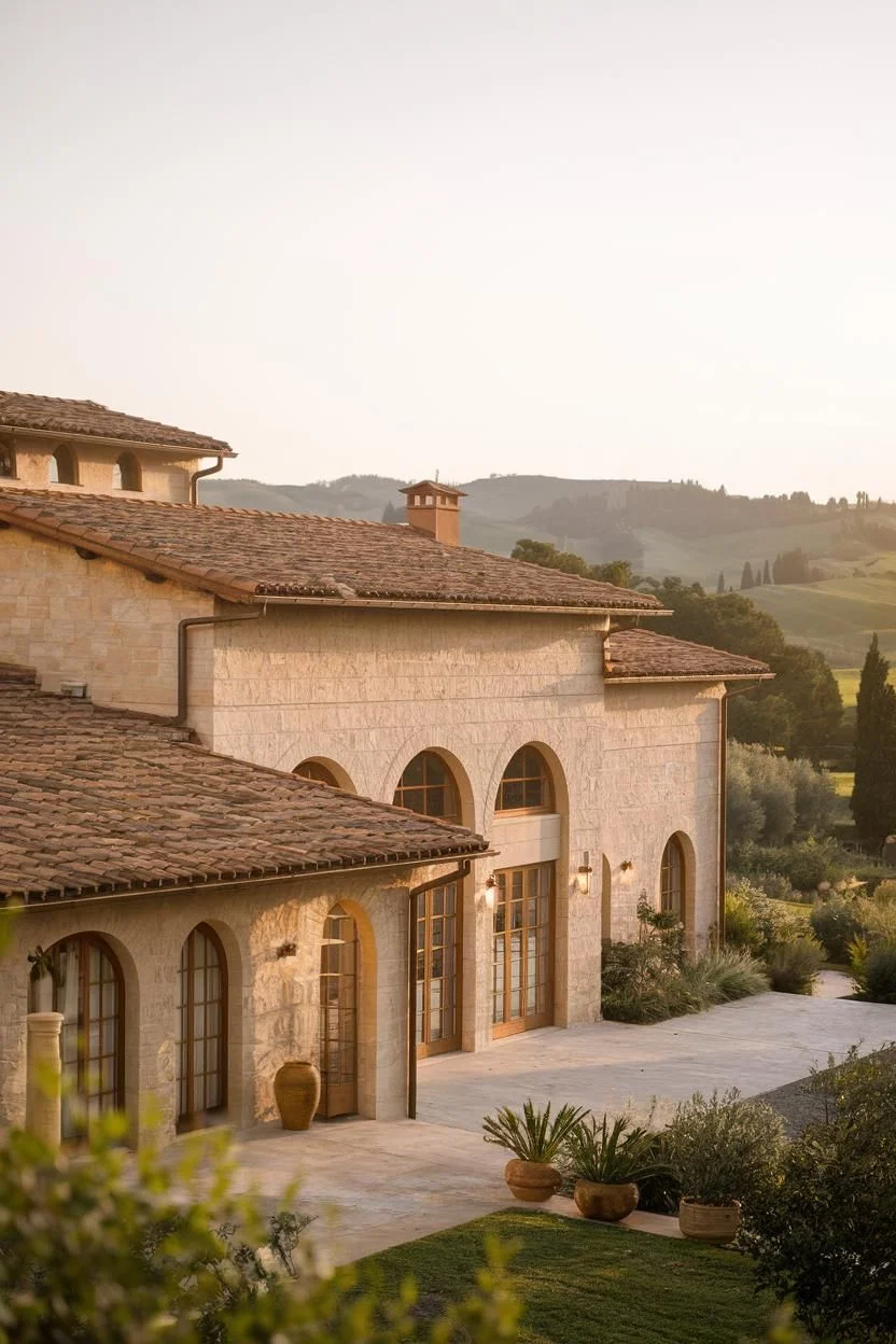 Quiet Terracotta Rooftops in the Hills