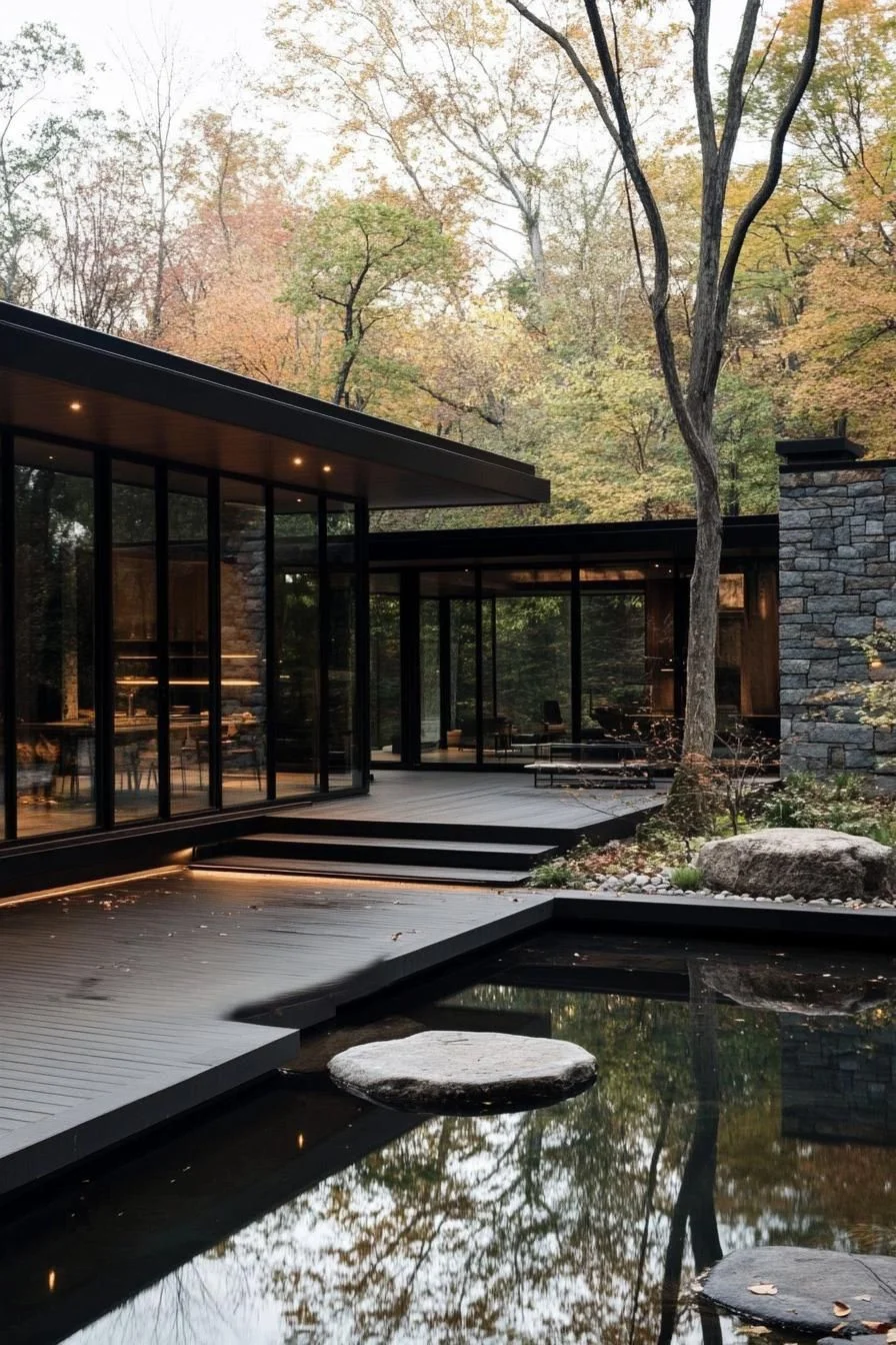A Translucent Retreat in the Forest