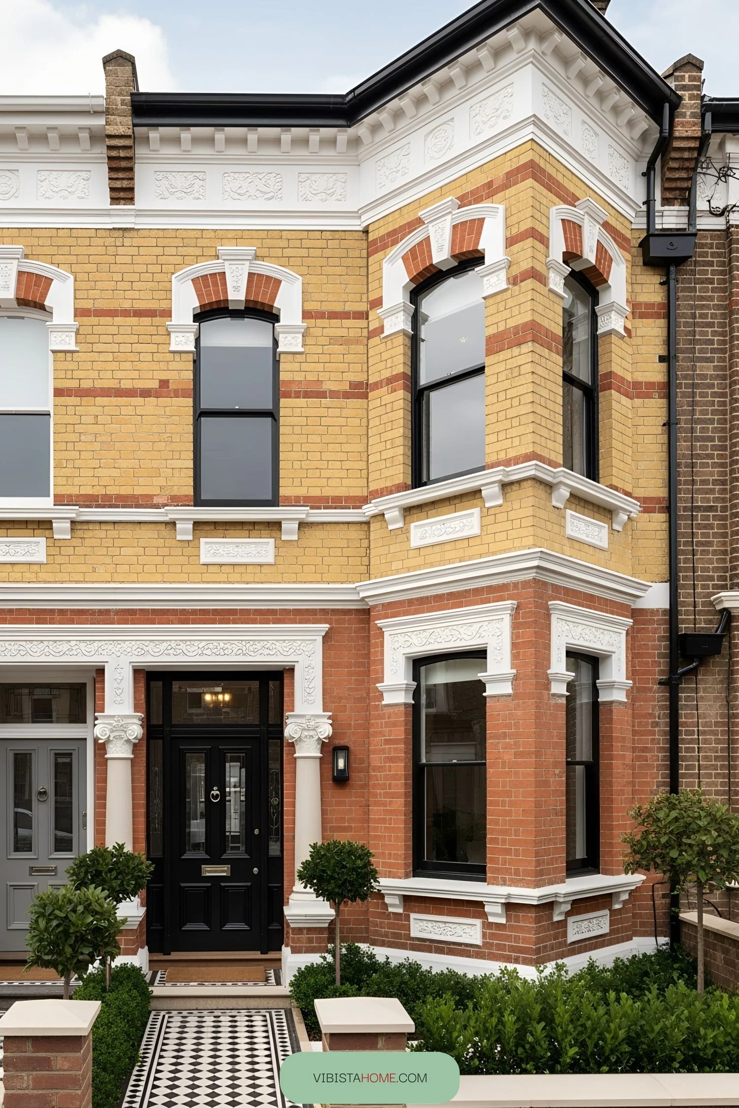 Brick Patterns That Shape a Victorian Terrace