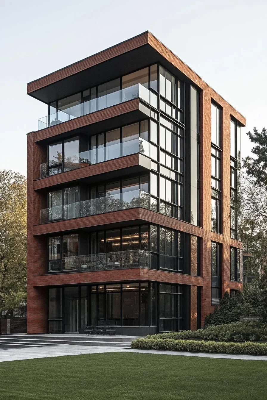 A Glassy Ascent in Brick