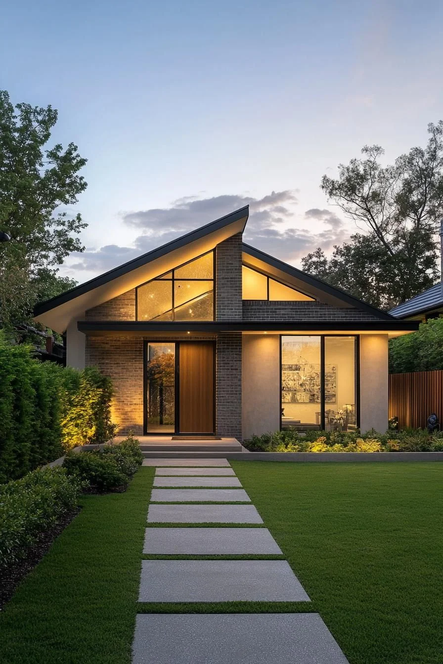 Architectural Artistry in a Modern Bungalow