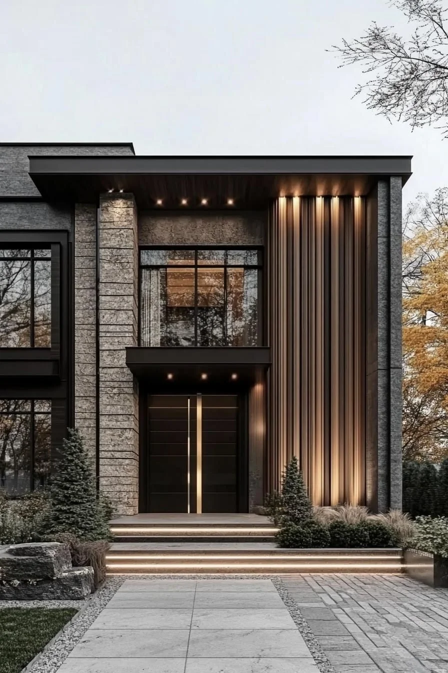 A Grand Entrance With Modern Style