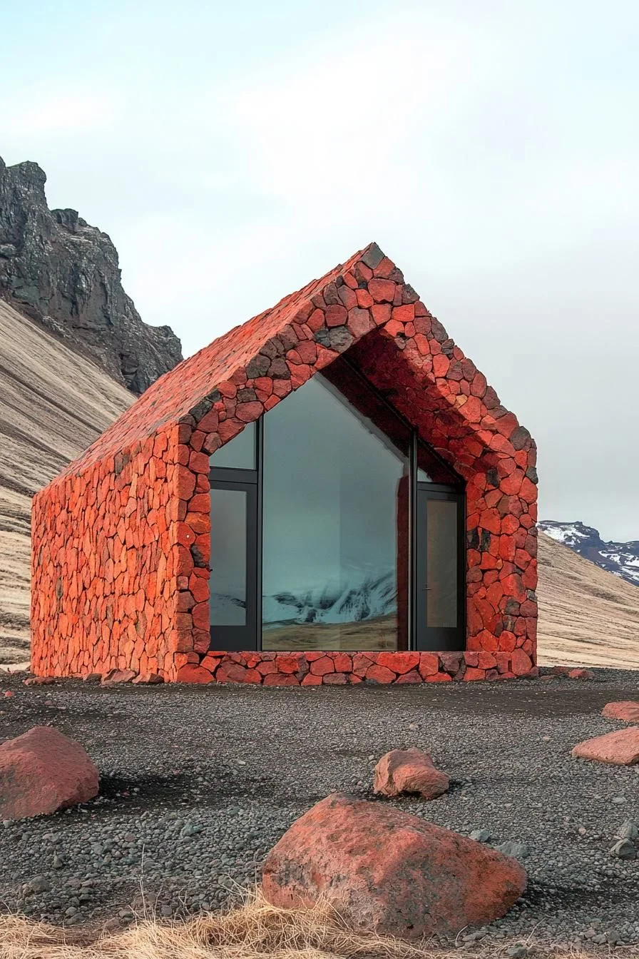 Lava-Toned Retreat with a Panoramic View