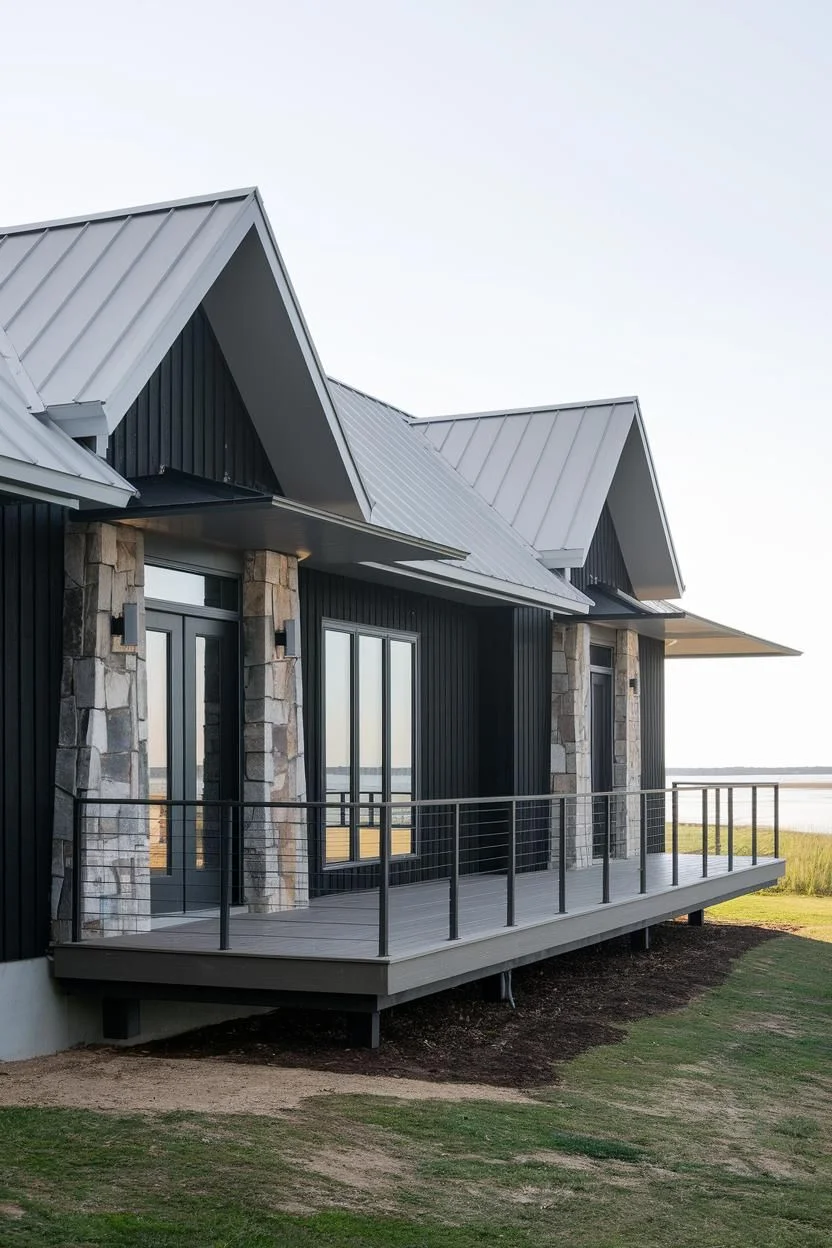 Granite Garage House by the Lake