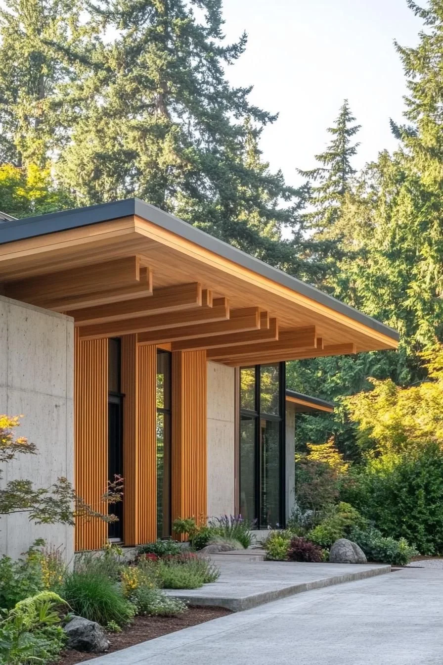 Woodland Whimsy Under a Floating Roof