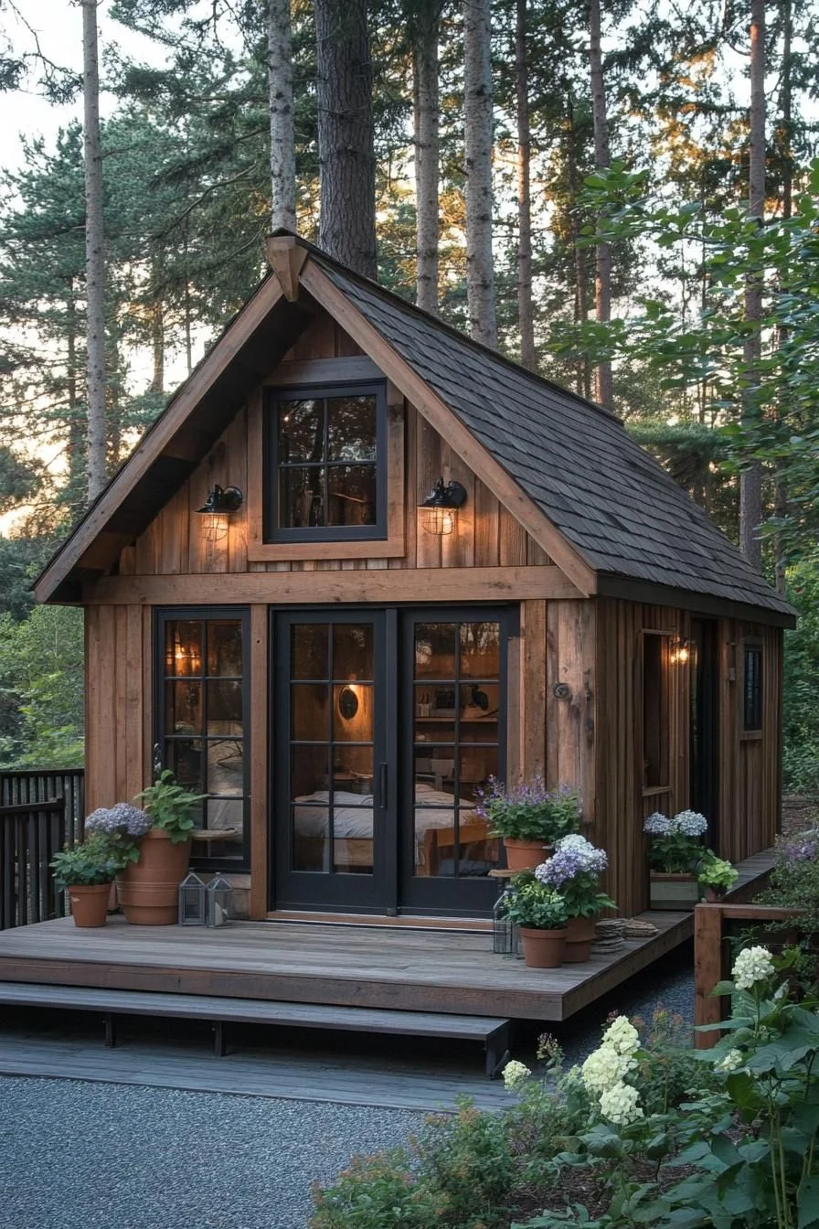 52) A Lofted Timber Retreat in Nature