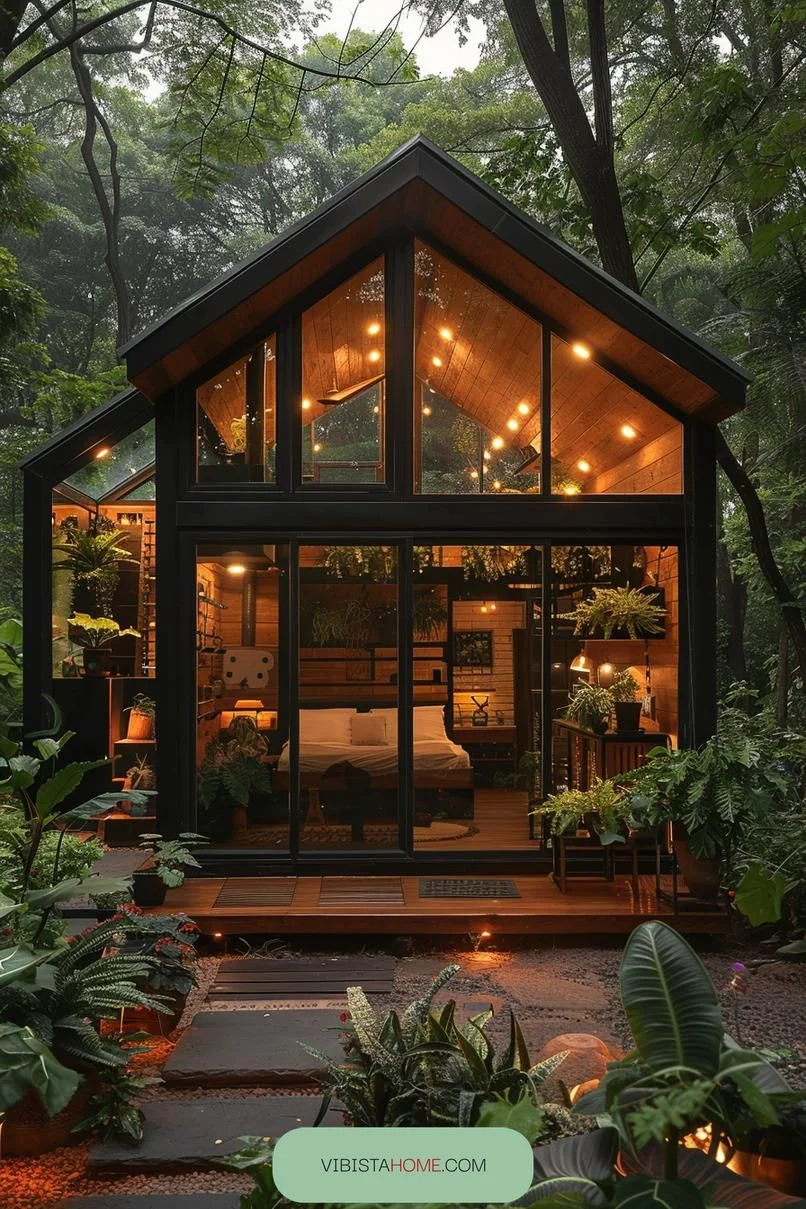 4. Tiny Rooftop Greenhouse Living - photo 2