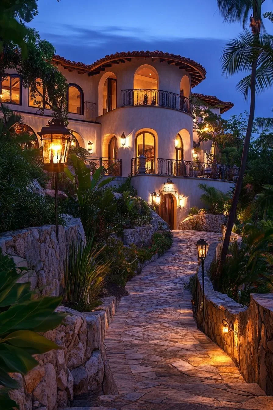 Curved Path to Opulent Light