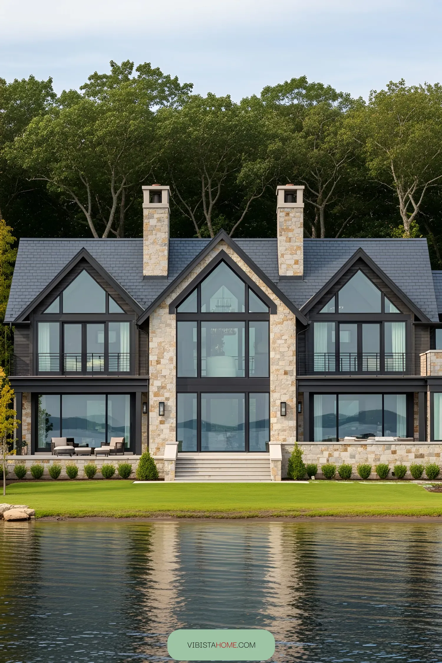 A Fairy-Tale Chateau on the Waterfront
