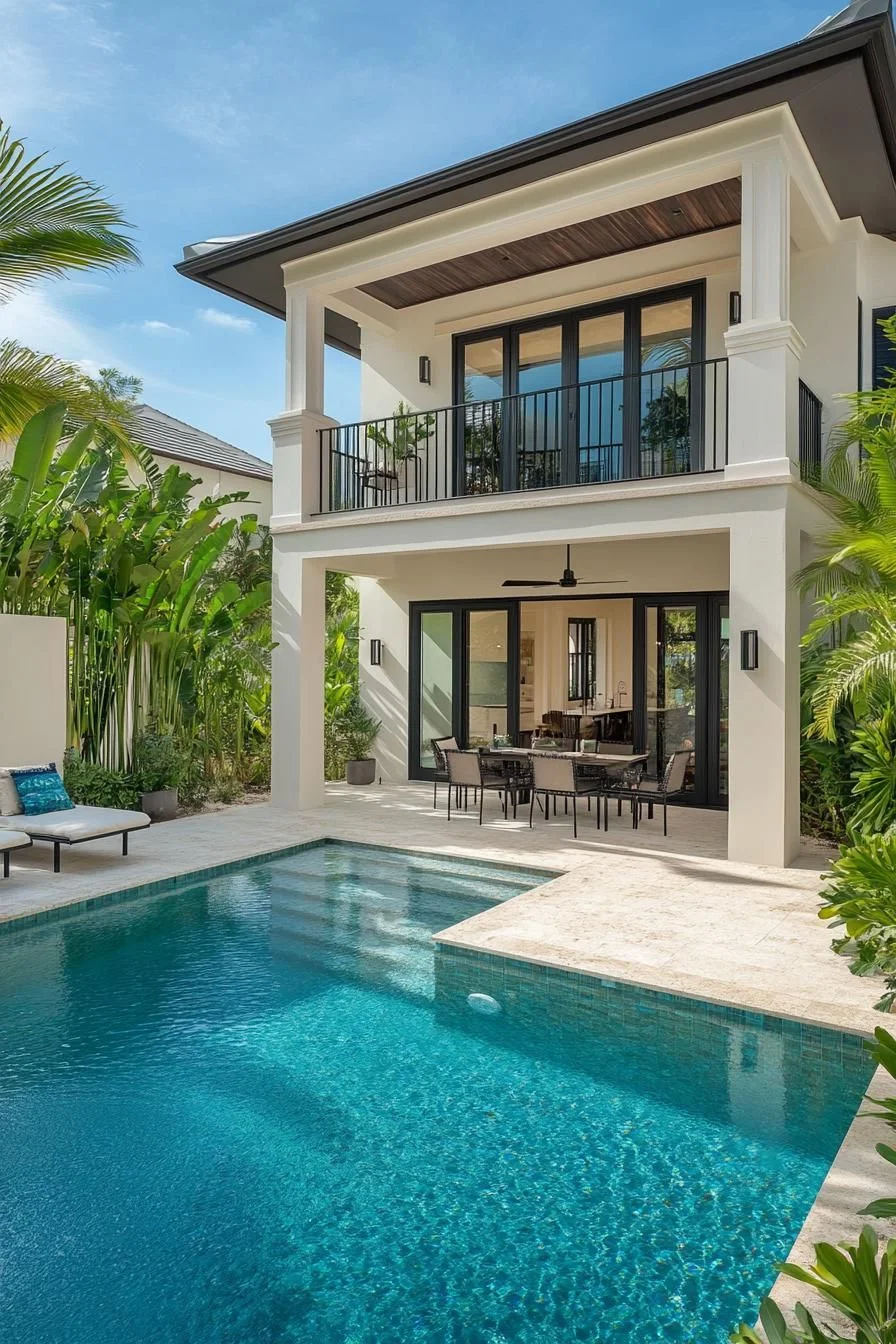 Sunny Pool Deck for Lounging